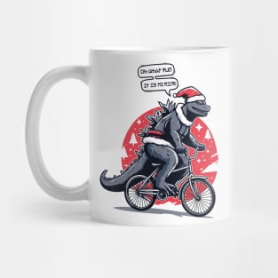 Godzilla Christmas : Oh What Fun It Is To Ride Mug